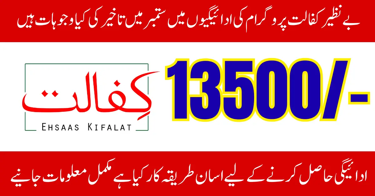 Benazir Kafalat Program Payments Delayed in March 2026 Know the Reason & What to Do