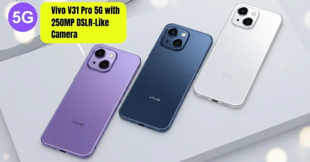 Vivo V31 Pro 5G Features Unveiled - 250MP Camera, 145W Charging & 6500mAh Battery