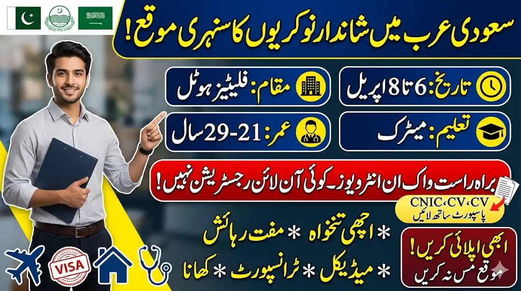 Punjab Announces Saudi Arabia Job Interviews – Golden Opportunity for Skilled Youth